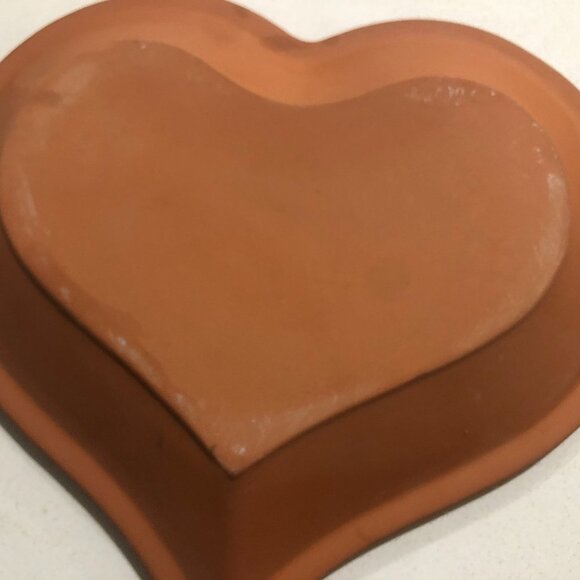 Blue Heart Shaped Stoneware Baking Dish - Picture 2 of 3